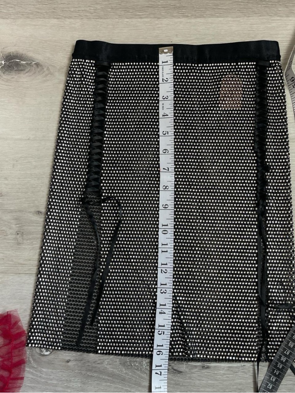 Mesh Rhinestone Mini Skirt ✨🖤 - Picture 8 of 8